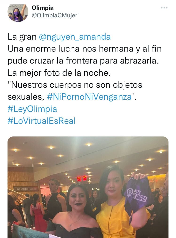 Olimpia y Amanda Nguyen