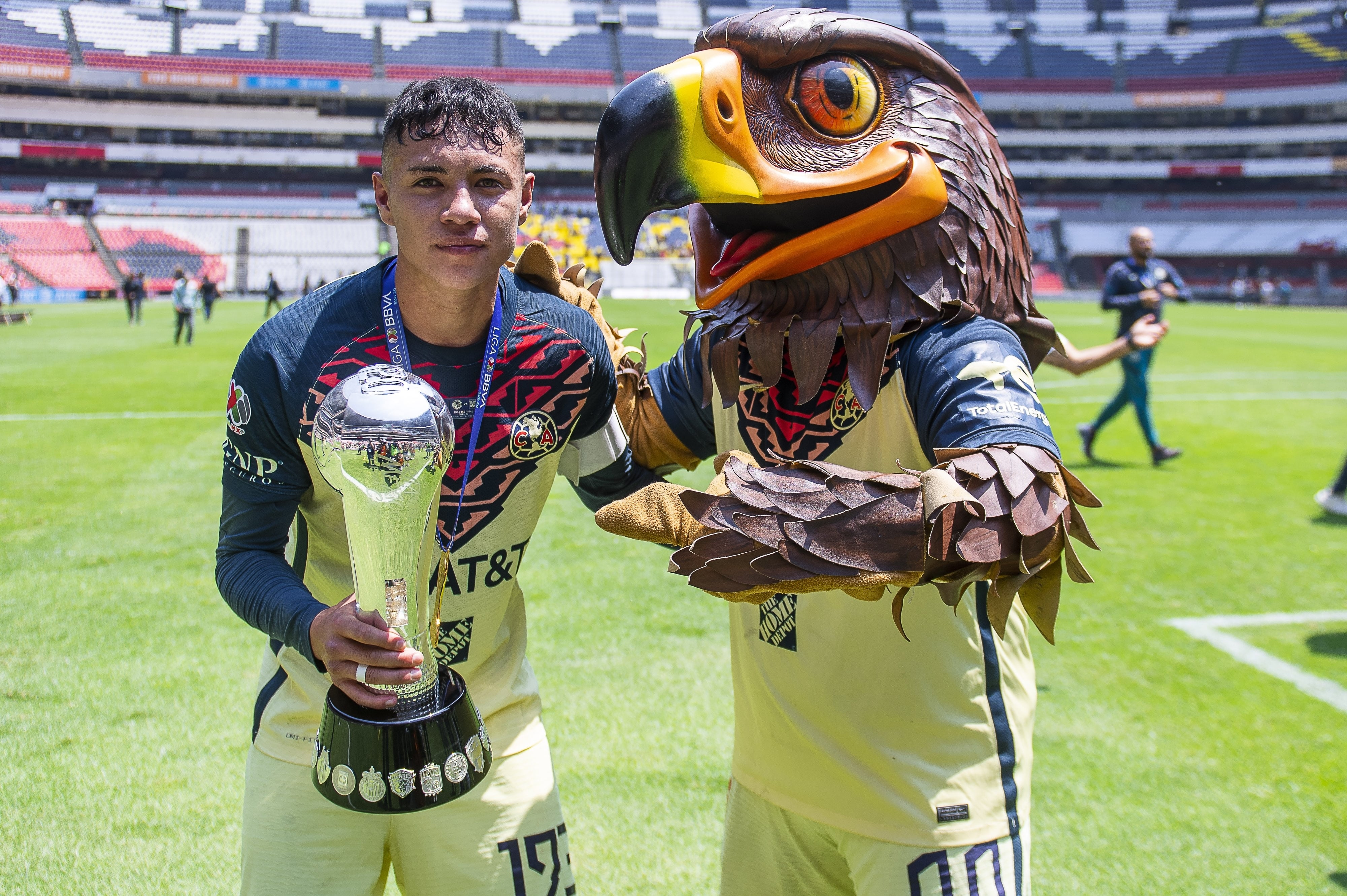 Emilio Lara, campeón con América Sub 20
