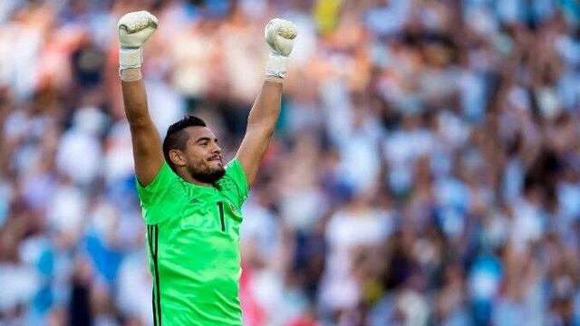 Gol de Venezuela y Argentina