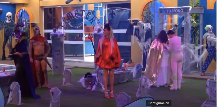 La casa de los Famosos celebra Halloween