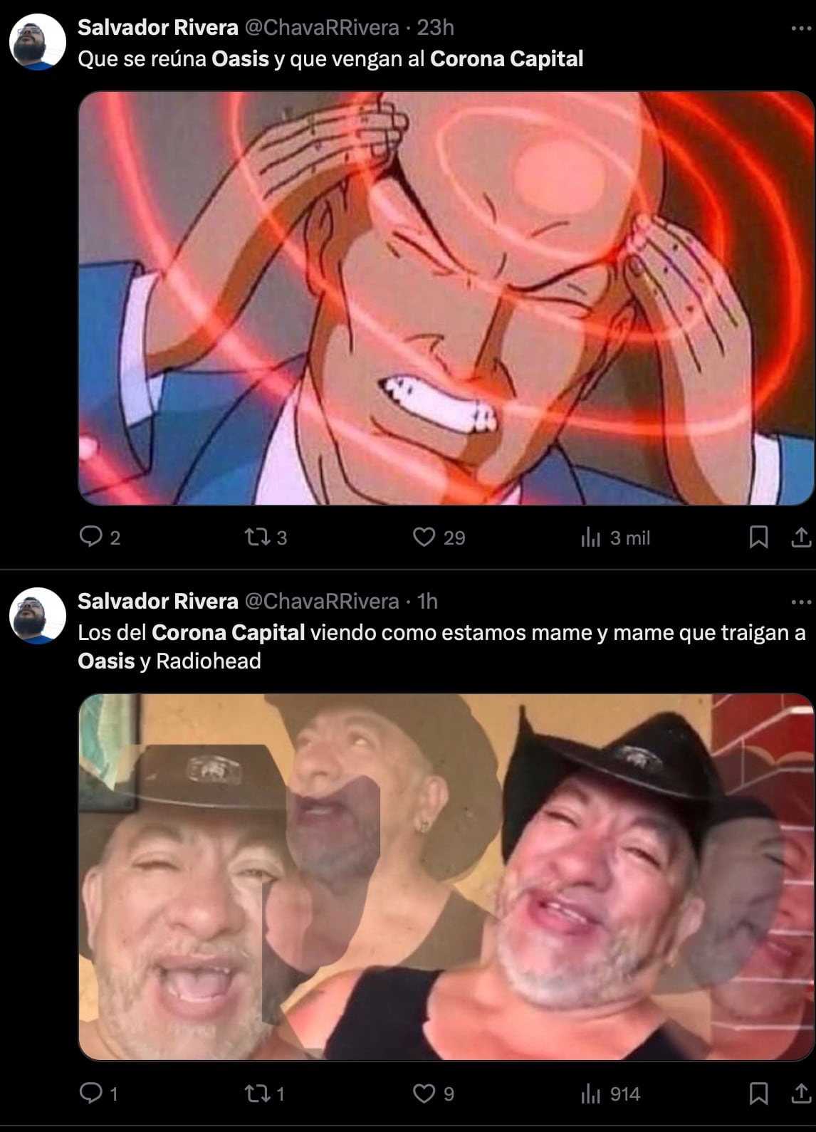 Los memes de Oasis regresando en el Corona Capital 2024 son lo mejor que verás hoy