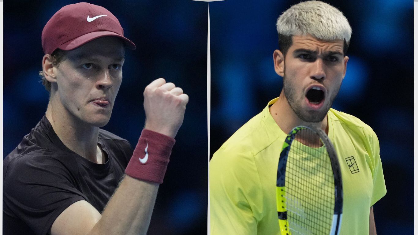 Los nuevos dueños del tenis: Jannik Sinner y Carlos Alcaraz se volverán a ver las caras en las ATP Finals