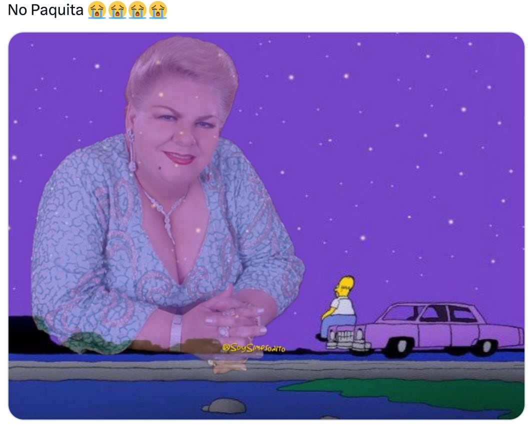 Memes despiden a Paquita la del Barrio