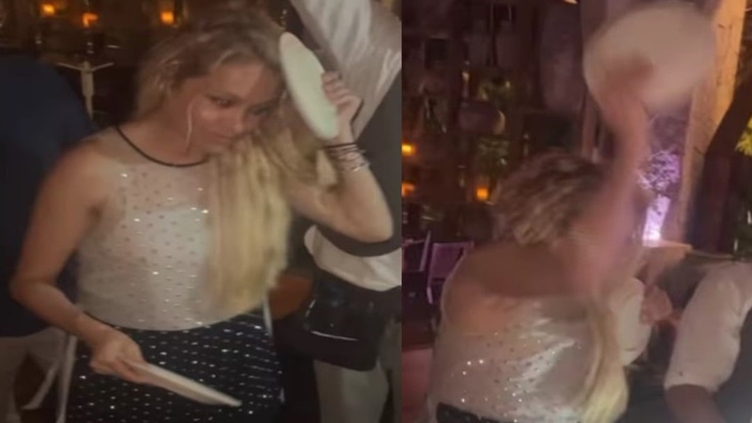 Paulina Rubio celebra su cumpleaños 53 rompiendo toda la vajilla (VIDEO)