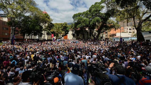 Manifestaciones de opositores a Nicolás Maduro en Venezuela