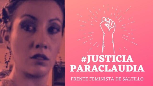 Cartel por justicia para Claudia