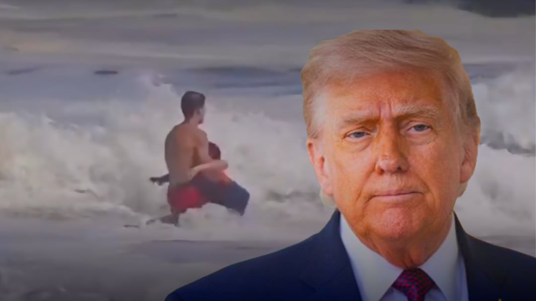 Trump invitará a la Casa Blanca a joven que rescató a un niño del mar en California