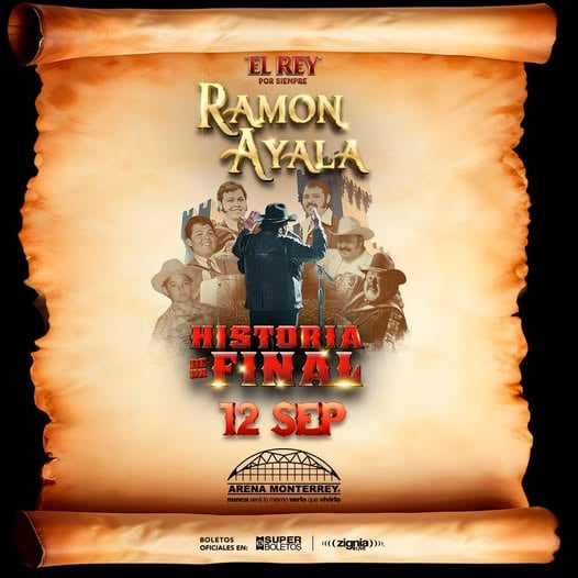 Concierto de Ramón Ayala en la Arena Monterrey.