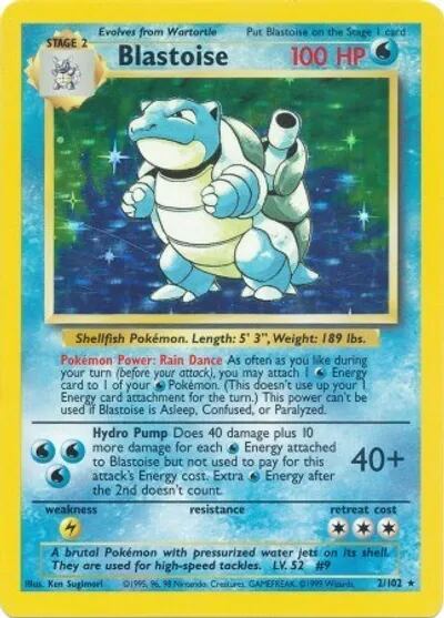 Blastoise de Pokémon TCG