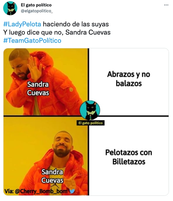 Memes Sandra Cuevas