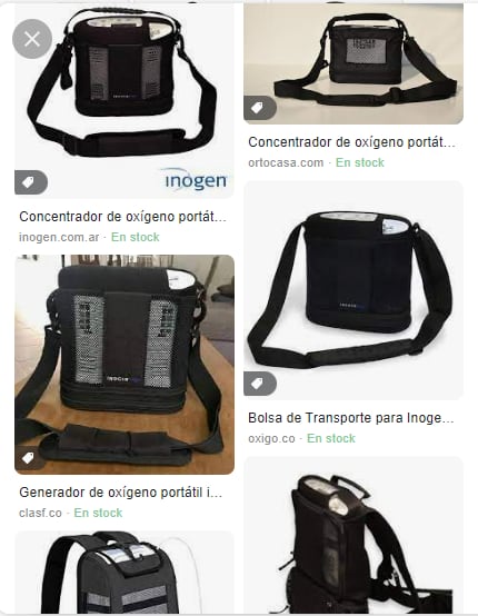 Mochila de oxígeno portátil