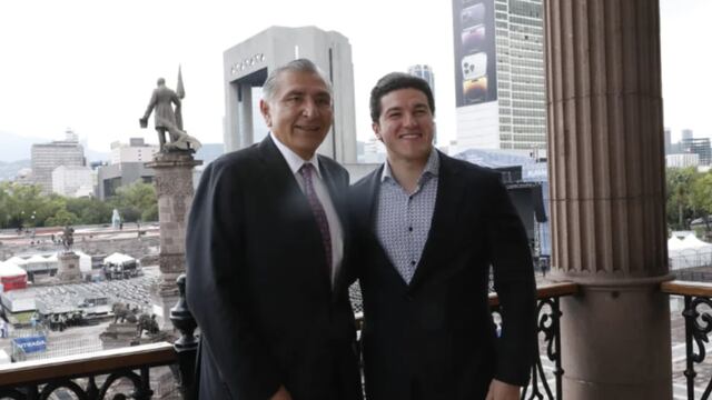 Samuel García recibe con los brazos abiertos a Adán Augusto López