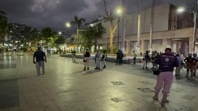 Explosión en Zócalo de Acapulco