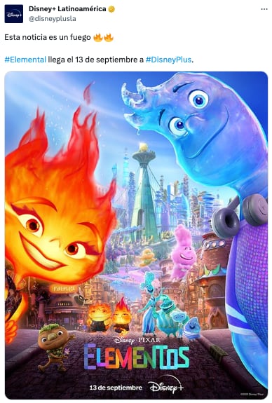 Elemental en Disney Plus