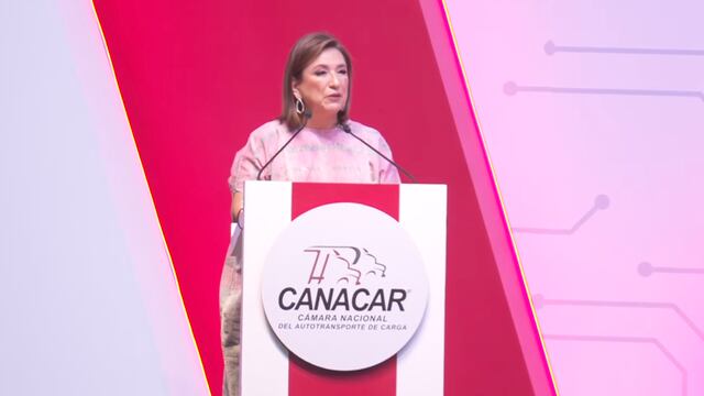 Xóchitl Gálvez en la Canacar