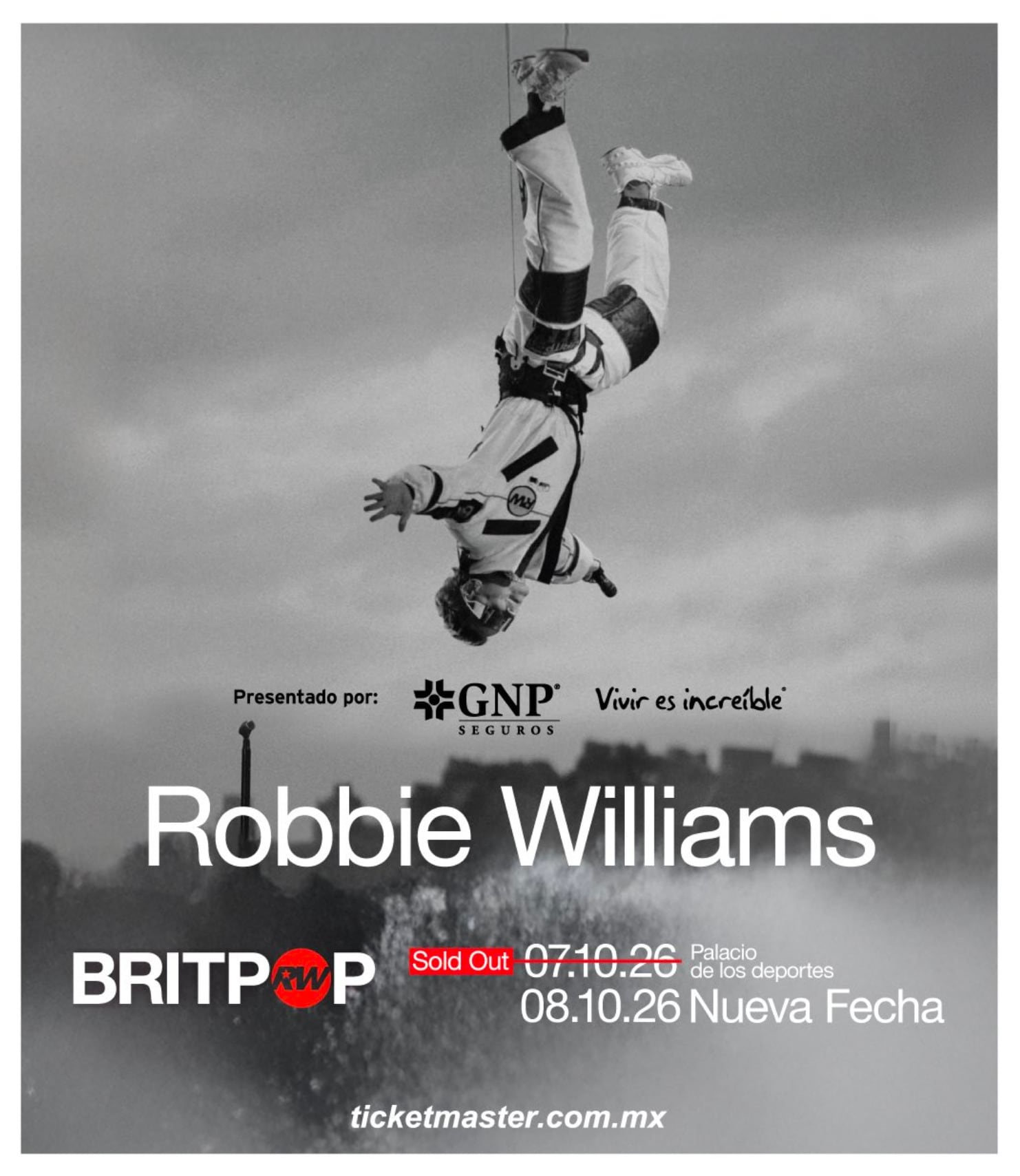 Robbie Williams abre una segunda fecha en el Palacio de los Deportes