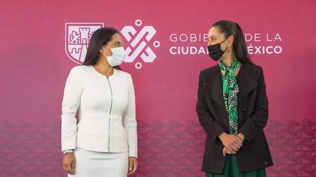 Claudia Sheinbaum y Sandra Cuevas