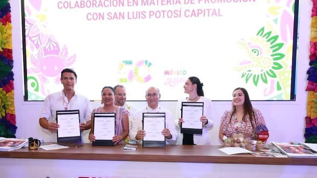 San Luis Capital y CDMX sellan alianza turística para el Mundial 2026.