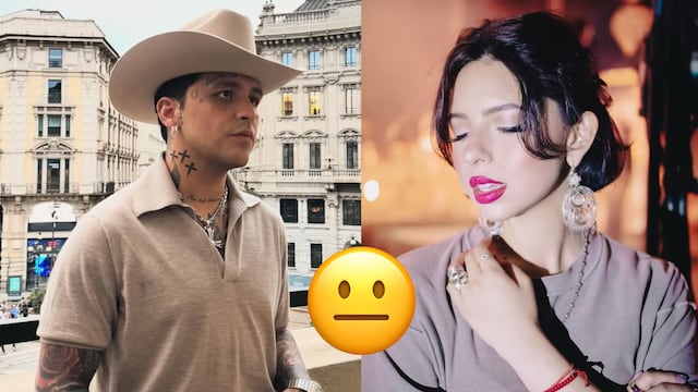 Christian Nodal se enojó con Ángela Aguilar por dejarlo e irse a trabajar.