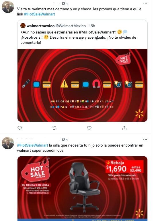 Walmart usaría bots para promocionarse en el Hot Sale 2022