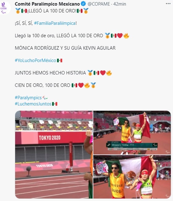 Mónica Rodríguez puso en alto el nombre de México