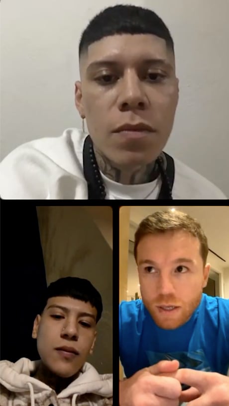 Santa Fe Klan en transmisión en vivo con El Torillo y el Canelo Álvarez.
