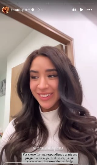 Tammy Parra niega estar embarazada tras mostrar un ultrasonido.