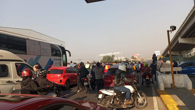 Autopista México-Puebla hoy 30 de abril