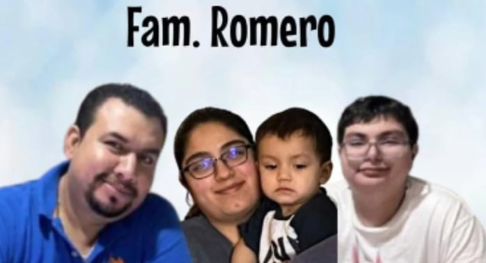 Familia de guanajuatenses en Texas