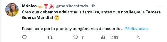Tuit Tercera Guerra Mundial