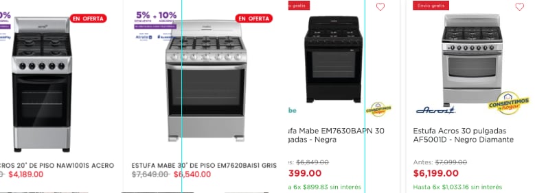 Estufas en oferta para el Hot Sale 2023