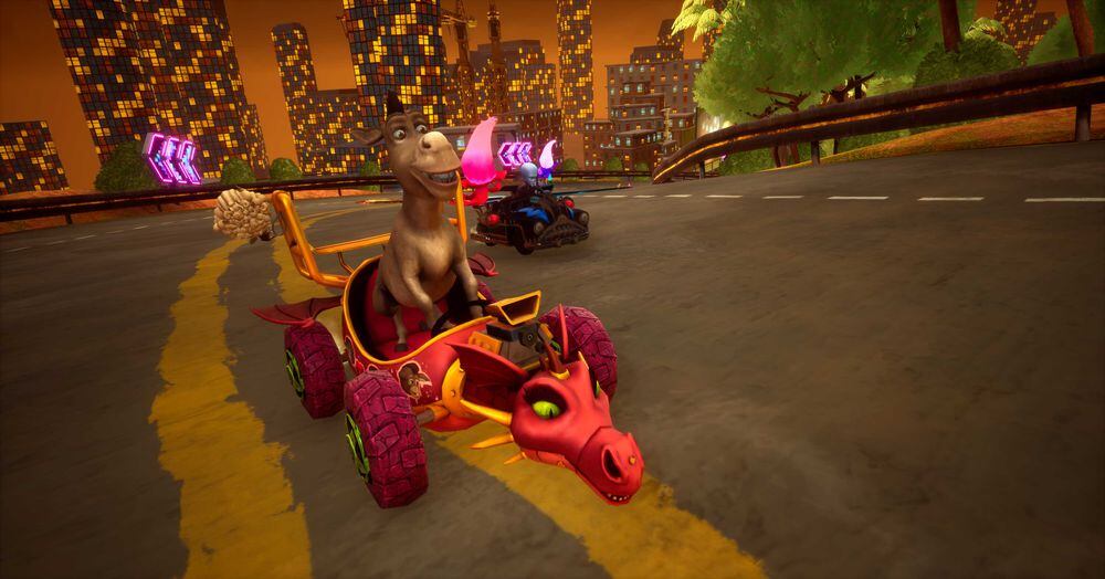 A lo Mario Kart, DreamWorks All-Star Kart Racing revela sus primeras imágenes