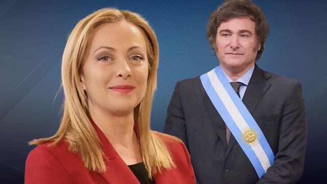 Giorgia Meloni y Javier Milei, contra el "virus woke"