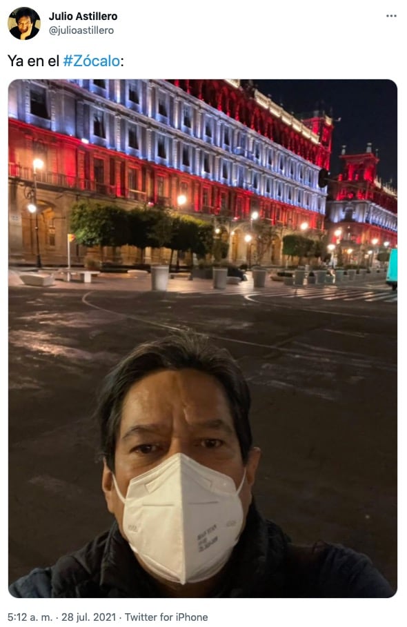 Tuit de Julio Hernández “Astillero”