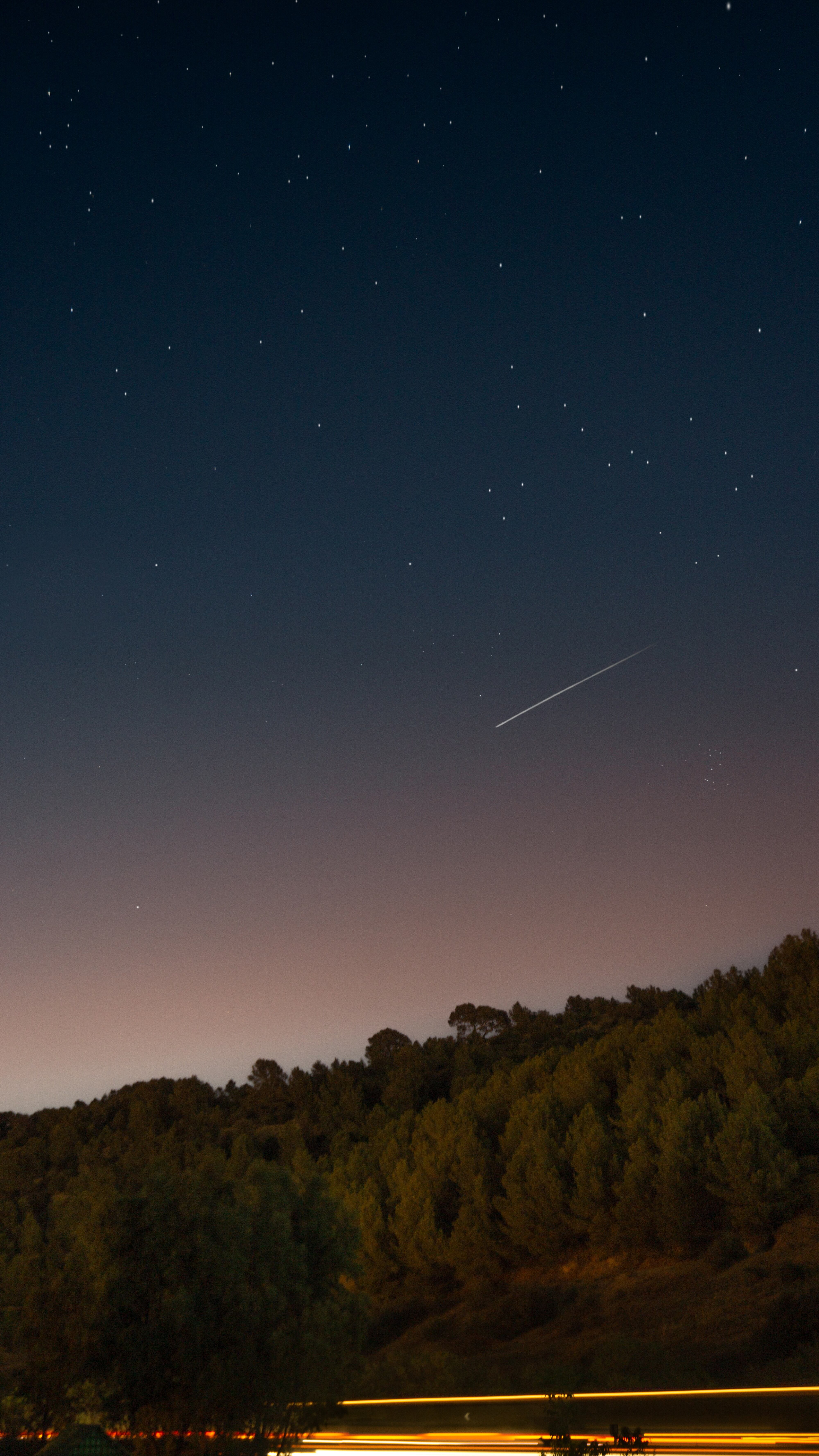 Cometa en el cielo