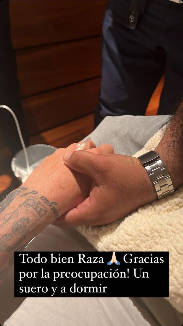 André-Pierre Gignac recibió suero al finalizar el partido entre Tigres y Toluca debido a que sufrió de mareos.