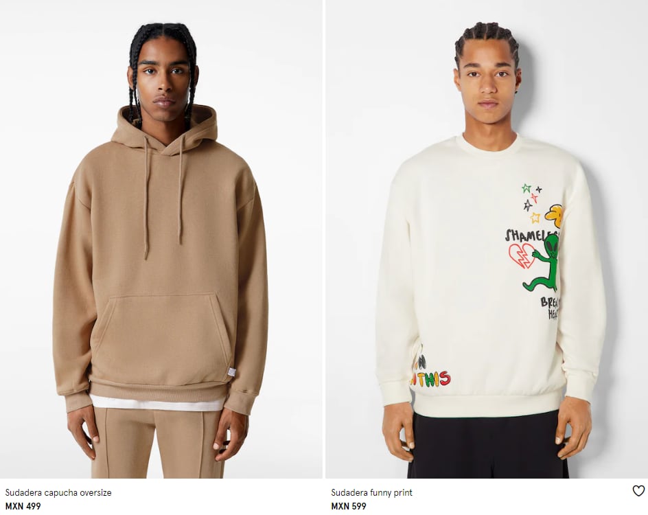 Sudadera deportiva de Bershka