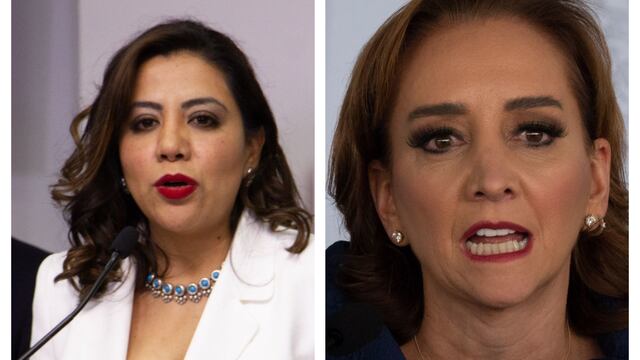 Lorena Piñón y Claudia Ruiz Massieu