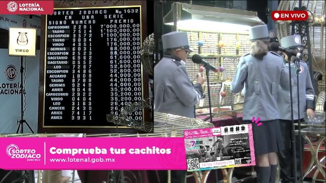Resultados Sorteo Zodiaco 1632 de Lotería Nacional en vivo: ganadores de hoy 8 de octubre