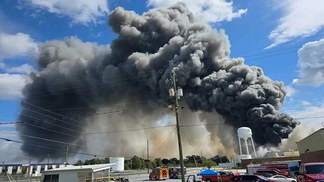 Incendio en planta química BioLab en Giorgia, Estados Unidos