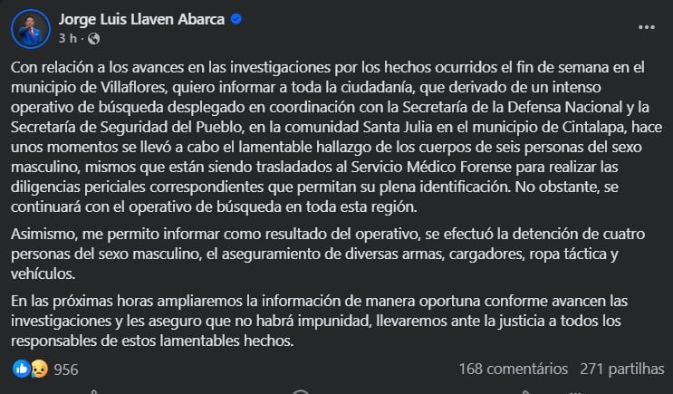 Ataque en Villaflores, Chiapas