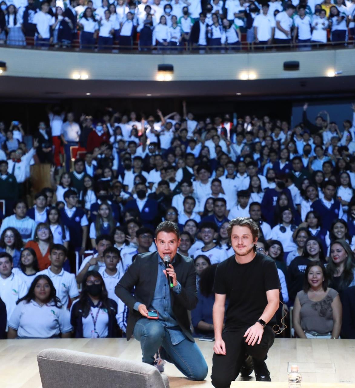 Roberto Martínez en el Foro Mil Jóvenes por la Paz en León