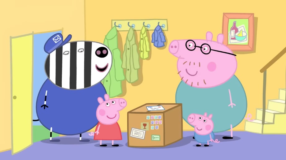 Peppa Pig por el Día del Sello Postal