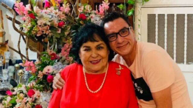 Carmen Salinas y Jorge Nieto, su 'hijo adoptivo'.