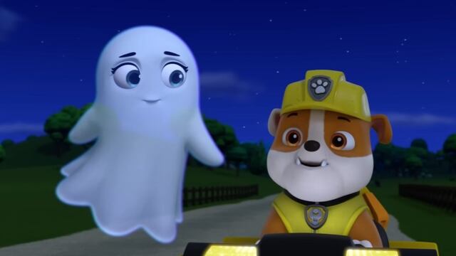 Paw Patrol rescates de espeluznantes alienígenas y fantasmas