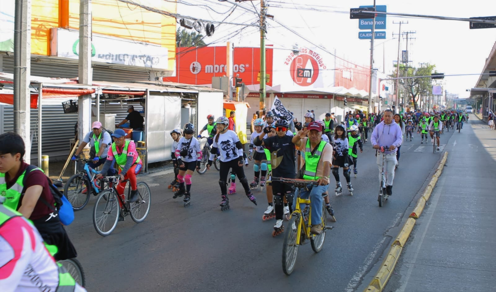 Rodada por la Paz en Ecatepec reúne a cerca de mil personas para impulsar deporte y comunidad