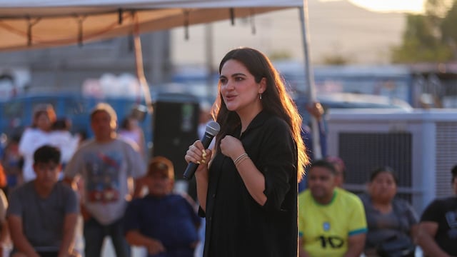 Andrea Chávez, senadora con licencia por Morena