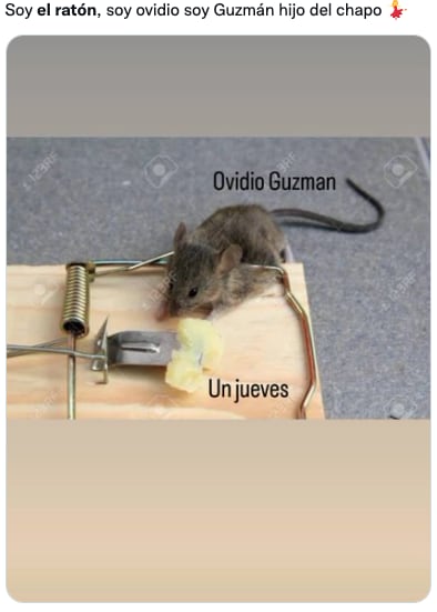 Las redes explotan con memes tras la detención de Ovidio Guzmán