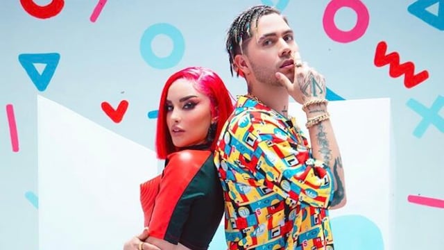 Kimberly Loaiza y Juan de Dios Pantoja