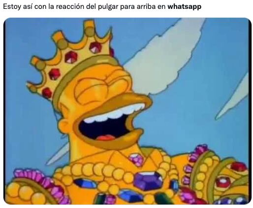 Memes sobre reacciones de WhatsApp